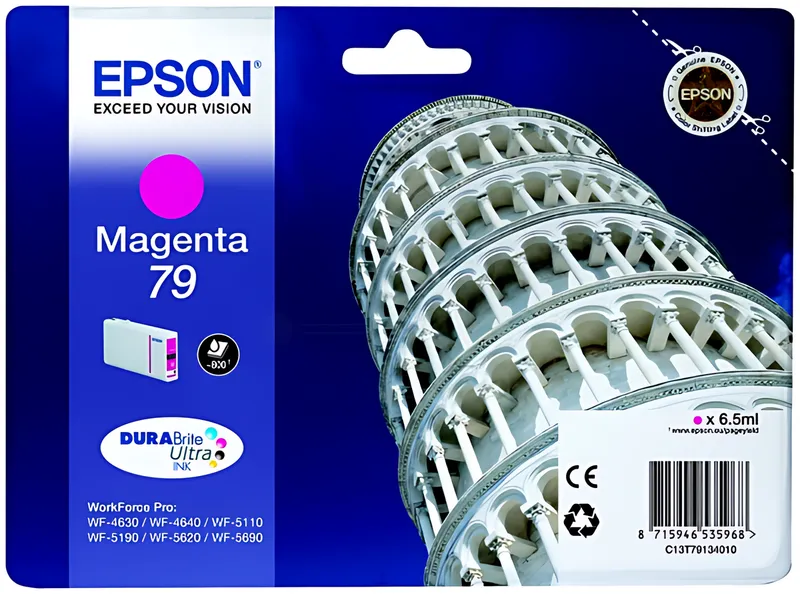 Epson C13T79134010/79 Tintenpatrone magenta, 800 Seiten 6,5ml