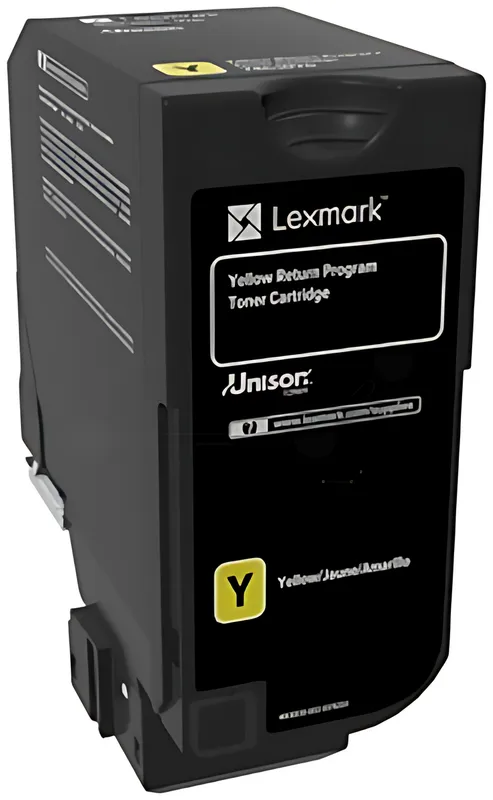 Lexmark 74C2HY0 Toner-Kit gelb return program, 12.000 Seiten ISO/IEC 19798