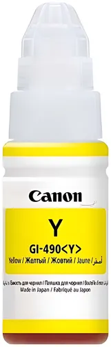 Canon 0666C001/GI-490Y Tintenflasche gelb, 7.000 Seiten 70ml