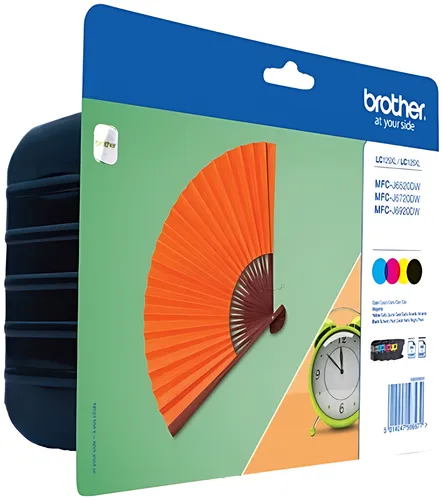 Brother LC-129XLVALBPDR Tintenpatrone MultiPack Bk,C,M,Y 1x2400pg + 3x1200pg VE=4