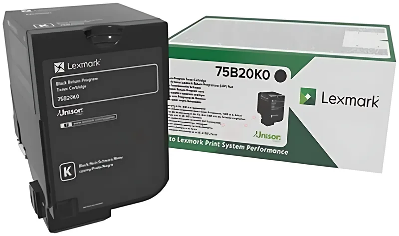 Lexmark 75B20K0 Toner-Kit schwarz return program, 13.000 Seiten ISO/IEC 19752