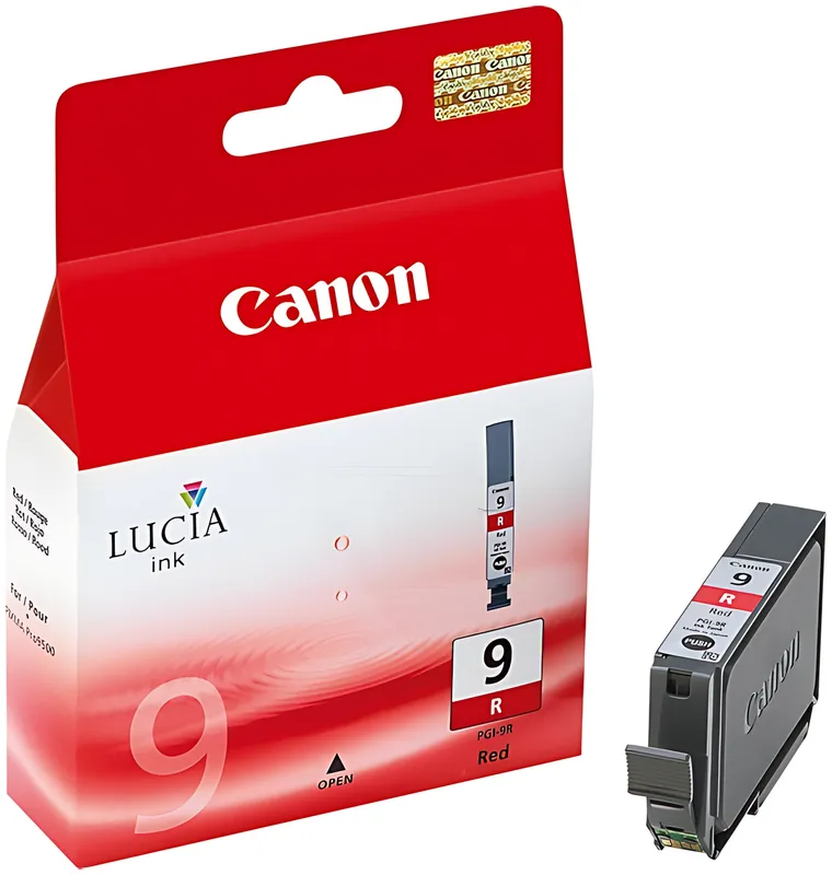 Canon 1040B001/PGI-9R Tintenpatrone rot, 1.600 Seiten/5% 14ml
