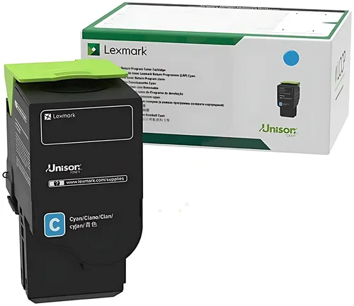 Lexmark 78C20C0 Toner-Kit cyan return program, 1.400 Seiten