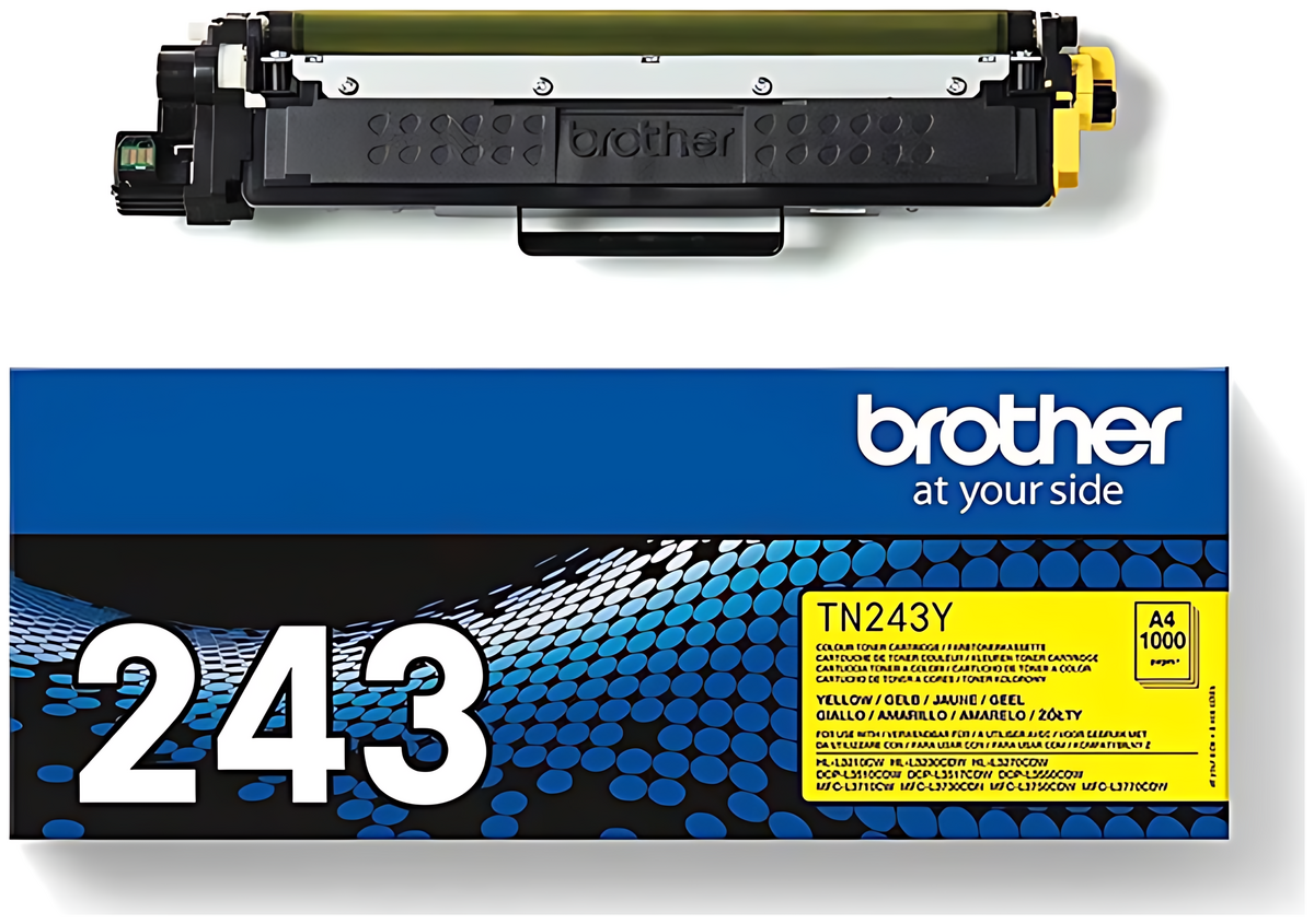 Brother TN-243Y Toner-Kit gelb, 1.000 Seiten ISO/IEC 19752