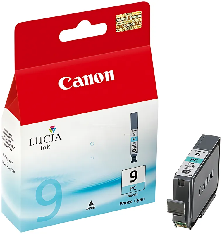 Canon 1038B001/PGI-9PC Tintenpatrone cyan hell, 1.150 Seiten/5% 14ml