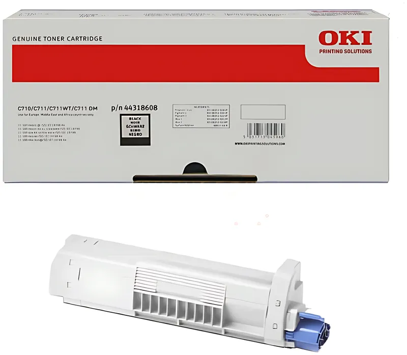 OKI 44318608 Toner schwarz, 11.000 Seiten ISO/IEC 19798