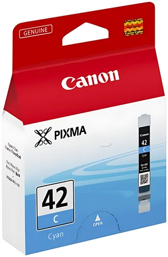 Canon 6385B001/CLI-42C Tintenpatrone cyan, 600 Seiten ISO/IEC 19752 300 Fotos 13ml