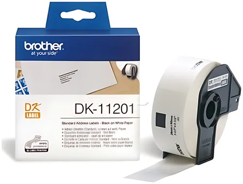 Brother DK-11201 DirectLabel Etiketten 29mm x 90mm 400