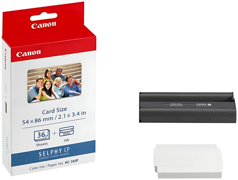 Canon 7739A001/KC-36IP Inking Kit + InkJet-Papier Credit Card, 36 Seiten