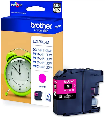 Brother LC-125XLM Tintenpatrone magenta, 1.200 Seiten ISO/IEC 24711 11ml