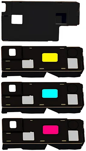 Kompatibel PRTD5931114 Toner MultiPack Bk,C,M,Y VE=4 (ersetzt Dell DC9NW W8X8P 4DV2W 79K5P)