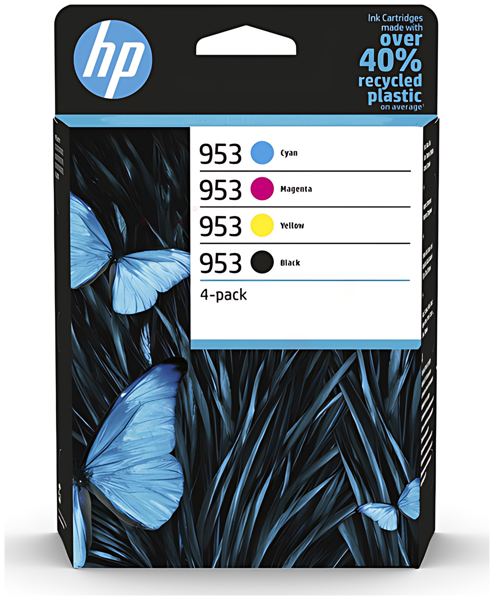 HP 6ZC69AE/953 Tintenpatrone MultiPack Bk,C,M,Y 20ml + 3x9ml VE=4