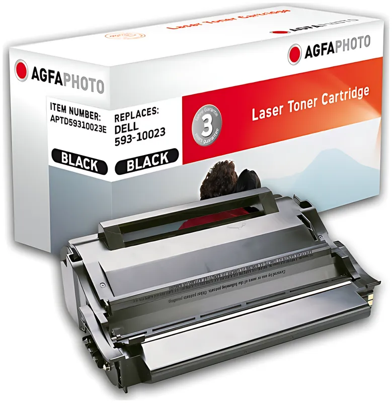 AgfaPhoto APTD59310023E Tonerkartusche schwarz, 10.000 Seiten 279 Gramm (ersetzt Dell 2Y669)