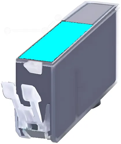 Kompatibel PRICCLI521C Tintenpatrone cyan, 735 Seiten 10ml (ersetzt Canon CLI-521C)