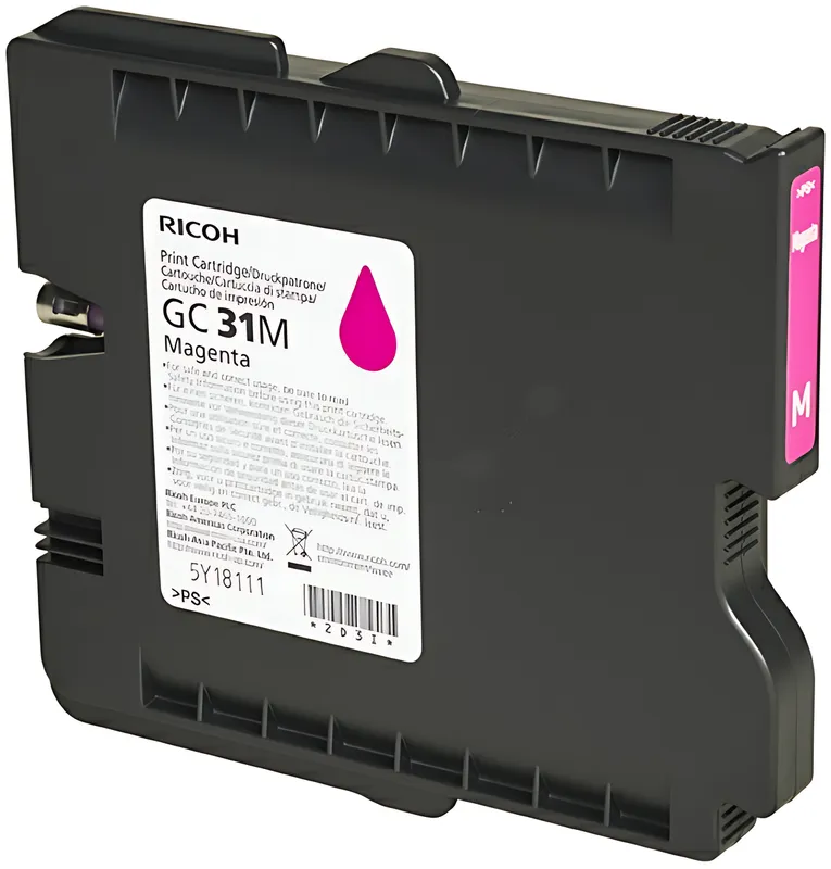 Ricoh 405690/GC-31M Gelkartusche magenta, 1.560 Seiten ISO/IEC 24711