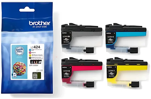 Brother LC-424VAL Tintenpatrone MultiPack Bk,C,M,Y, 4x750 Seiten ISO/IEC 19752 VE=4