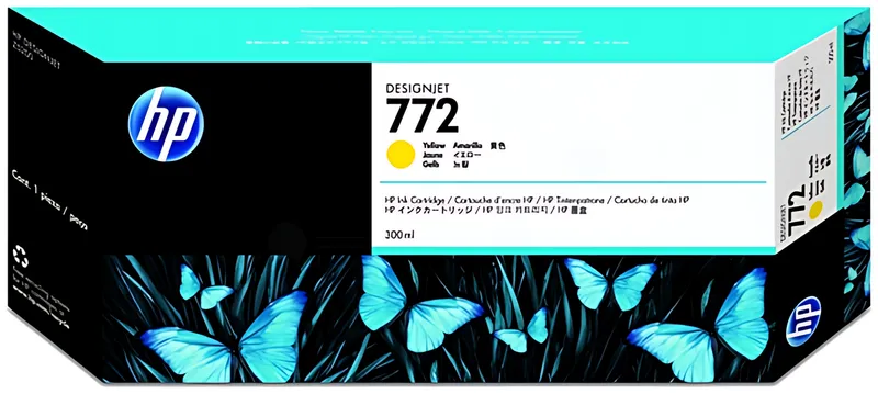 HP 772 Tintenpatrone gelb