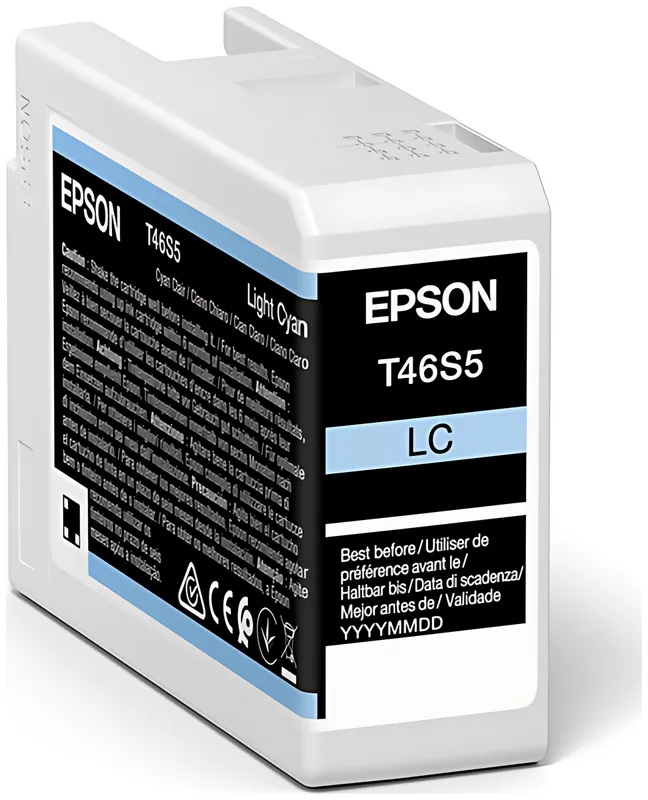 Epson C13T46S500/T46S5 Tintenpatrone cyan hell 25ml