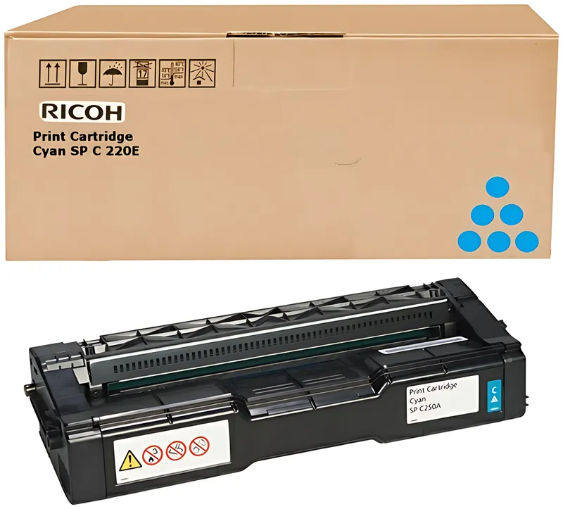 Ricoh 407544 Toner cyan, 1.600 Seiten ISO/IEC 19798