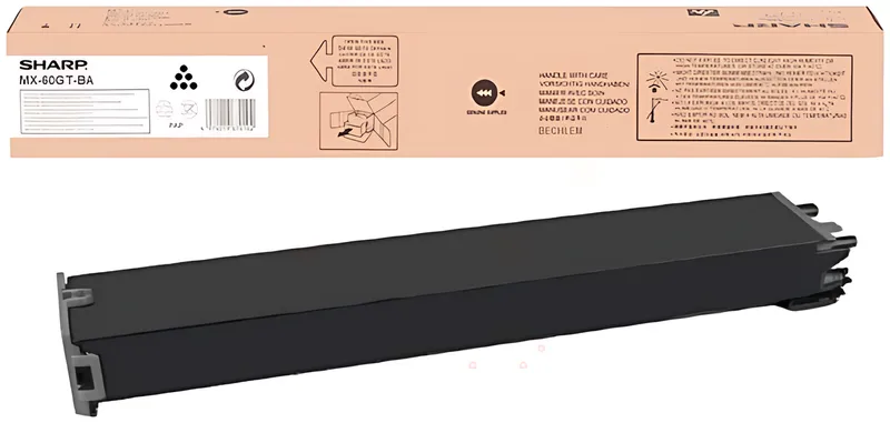 Sharp MX-60GTBA Toner schwarz High-Capacity, 40.000 Seiten ISO/IEC 19752