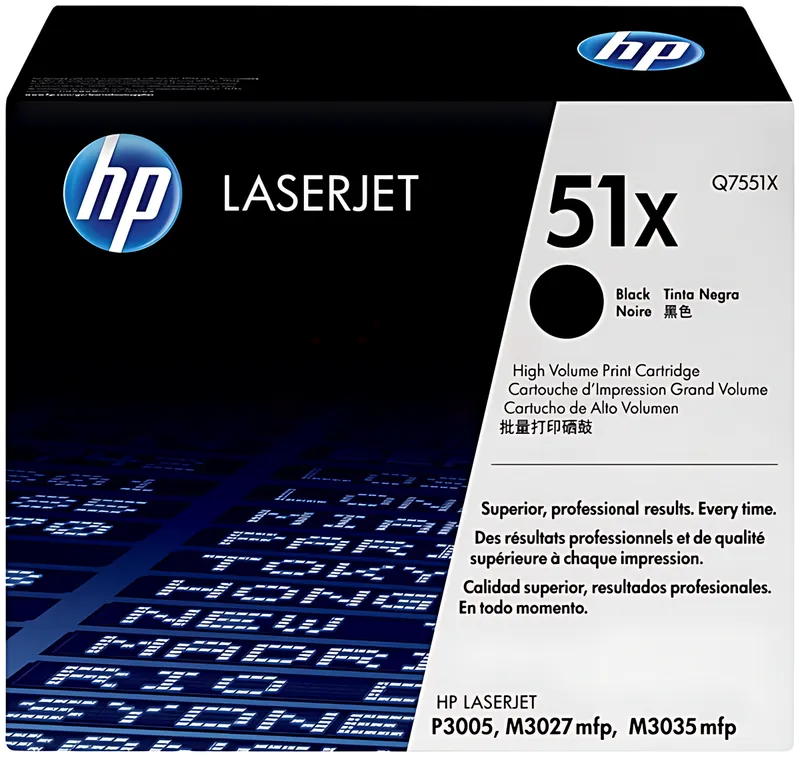 HP 51X Q7551X High-Yield Toner