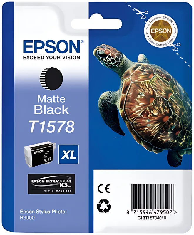 Epson C13T15784010/T1578 Tintenpatrone schwarz matt 25.9ml