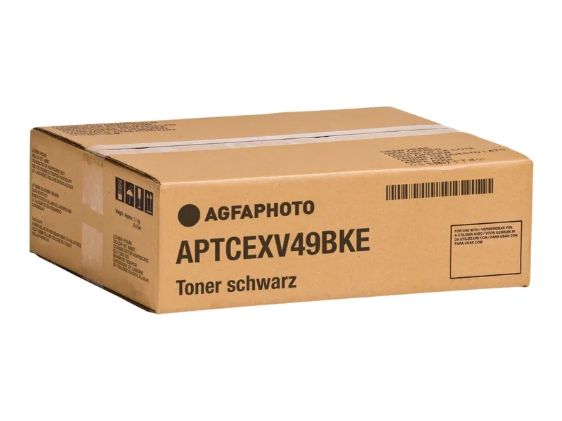 AgfaPhoto APTCEXV49BKE Toner schwarz, 36.000 Seiten (ersetzt Canon C-EXV49)