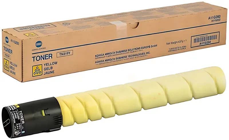 Konica Minolta A11G250/TN-319Y Toner gelb, 26.000 Seiten