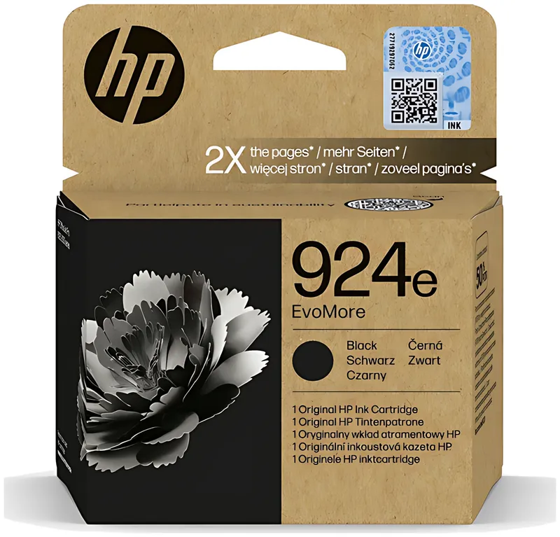 HP 924E EvoMore Schwarze Tintenpatrone