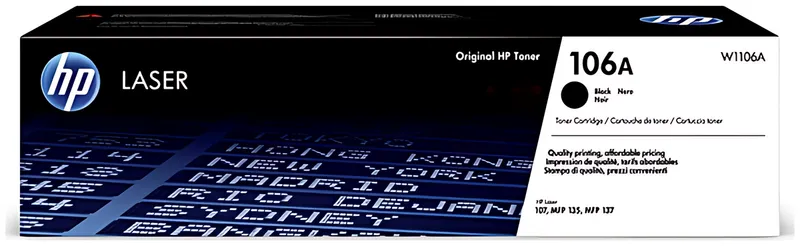 HP W1106A/106A Tonerkartusche, 1.000 Seiten ISO/IEC 19752