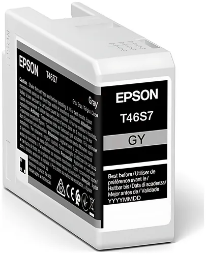 Epson C13T46S700/T46S7 Tintenpatrone grau 25ml