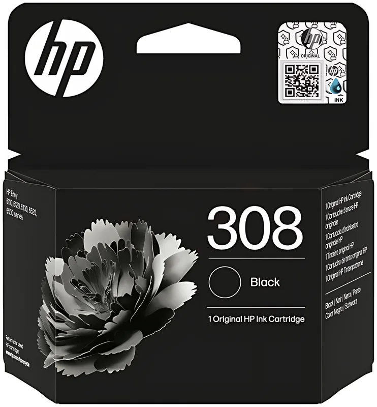 HP 308 schwarze Druckkopfpatrone