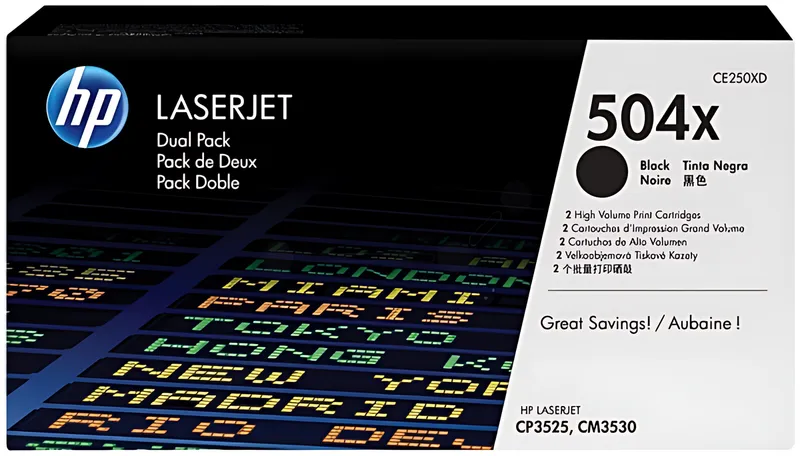 HP 504X CE250XD Doppelpack