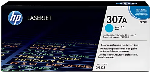 HP CE741A/307A Tonerkartusche cyan, 7.300 Seiten ISO/IEC 19798