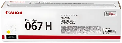 Canon 5103C002/067H Tonerkartusche gelb High-Capacity, 2.350 Seiten ISO/IEC 19752
