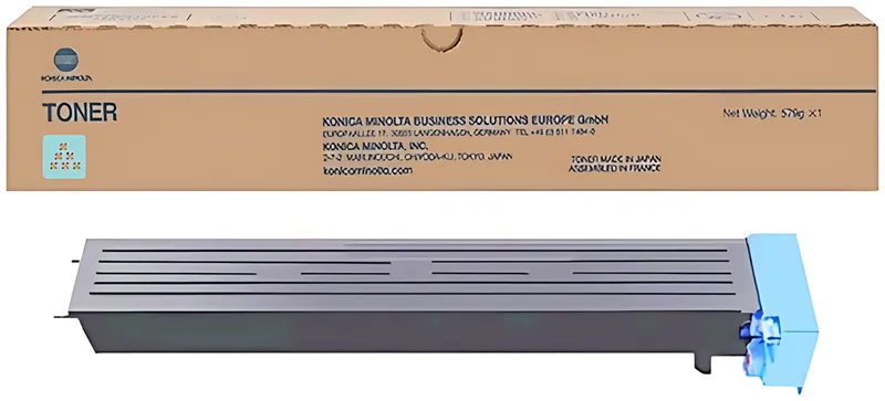Konica Minolta A3VU450/TN-711C Toner cyan, 31.500 Seiten/5%