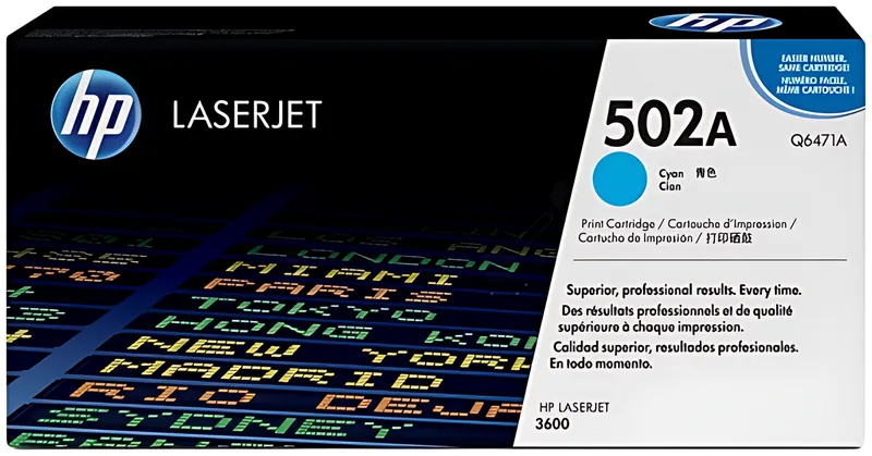 HP 502A Toner cyan