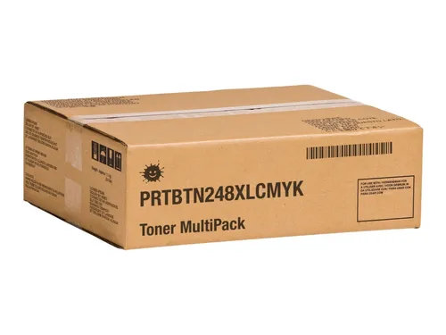 Kompatibel PRTBTN248XLCMYK Toner MultiPack Bk,C,M,Y VE=4 (ersetzt Brother TN248XLBK TN248XLC TN248XLM TN248XLY)