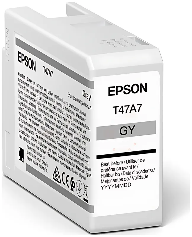 Epson C13T47A700/T47A7 Tintenpatrone grau 50ml