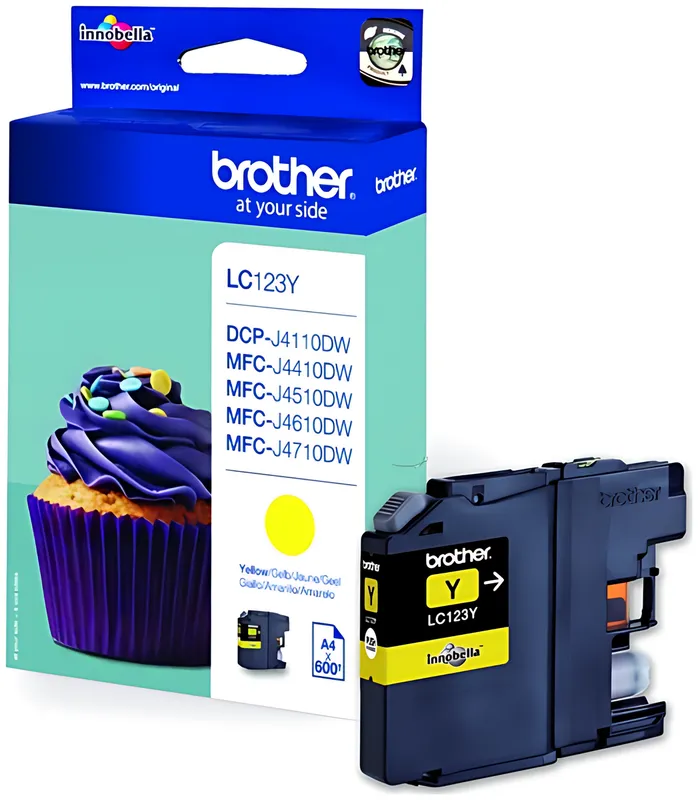 Brother LC-123Y Standardpatrone