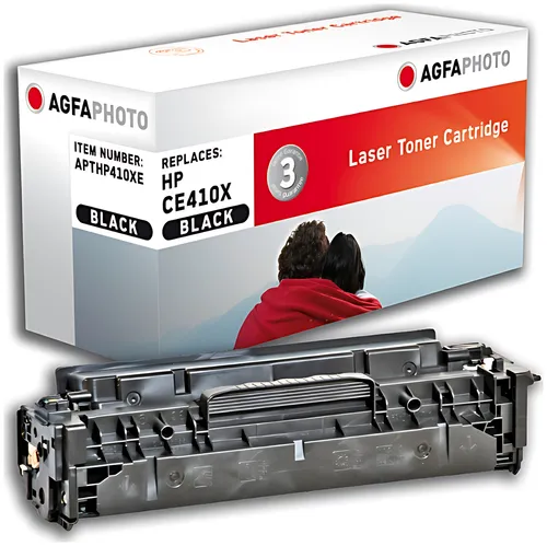 AgfaPhoto APTHP410XE Tonerkartusche schwarz, 4.000 Seiten 80 Gramm (ersetzt HP 305X/CE410X)