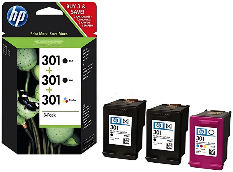 HP 301 Dreierpack