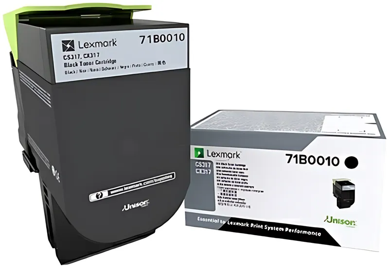 Lexmark 71B0010 Toner-Kit schwarz, 3.000 Seiten ISO/IEC 19752