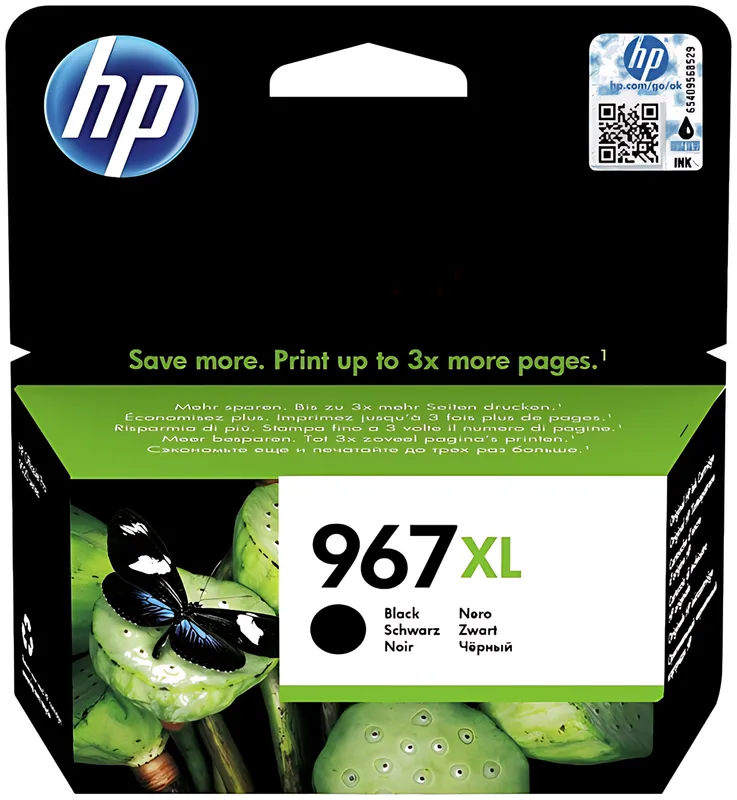 HP 3JA31AE/967XL Tintenpatrone schwarz, 3.000 Seiten 68.72ml