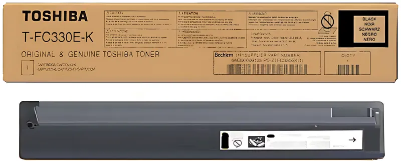 Toshiba 6AJ00000260/T-FC200EK Toner-Kit schwarz, 38.400 Seiten