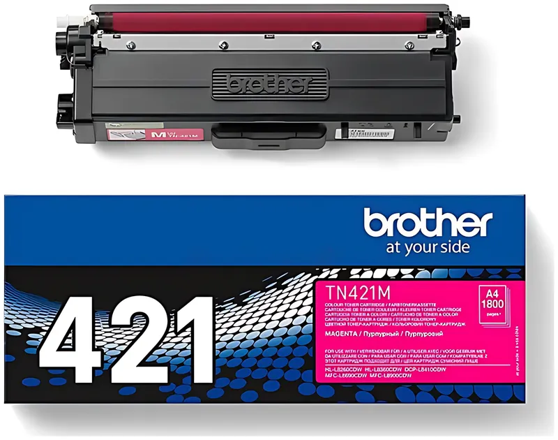 Brother TN-421M Toner-Kit magenta, 1.800 Seiten ISO/IEC 19752
