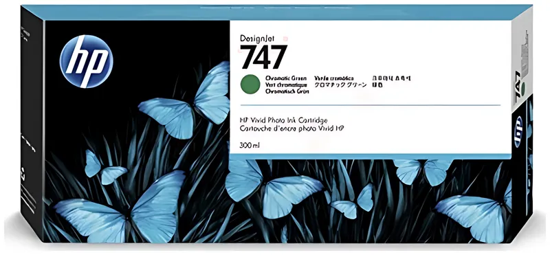 HP 747 Grün Tintenpatrone