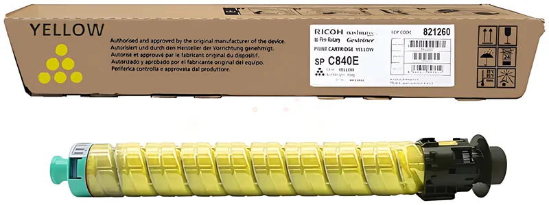 Ricoh 821260/SPC840E Toner-Kit gelb, 22.500 Seiten