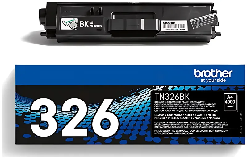 Brother TN-326BK Toner-Kit schwarz High-Capacity, 4.000 Seiten ISO/IEC 19798