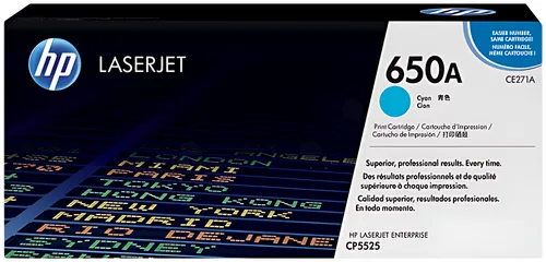 HP CE271A/650A Tonerkartusche cyan, 15.000 Seiten ISO/IEC 19798